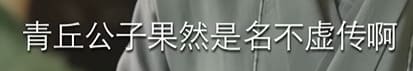 Close-up subtitle screenshot from Lost You Forever referencing Qingqiu Gongzi and his Go reputation.
